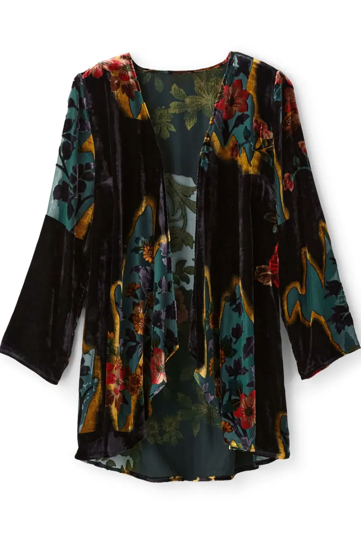 aaliyah_floral_velvet_topper_1.webp Discount Soft Surroundings Aaliyah Floral Velvet Topper SecretGardenBurnout