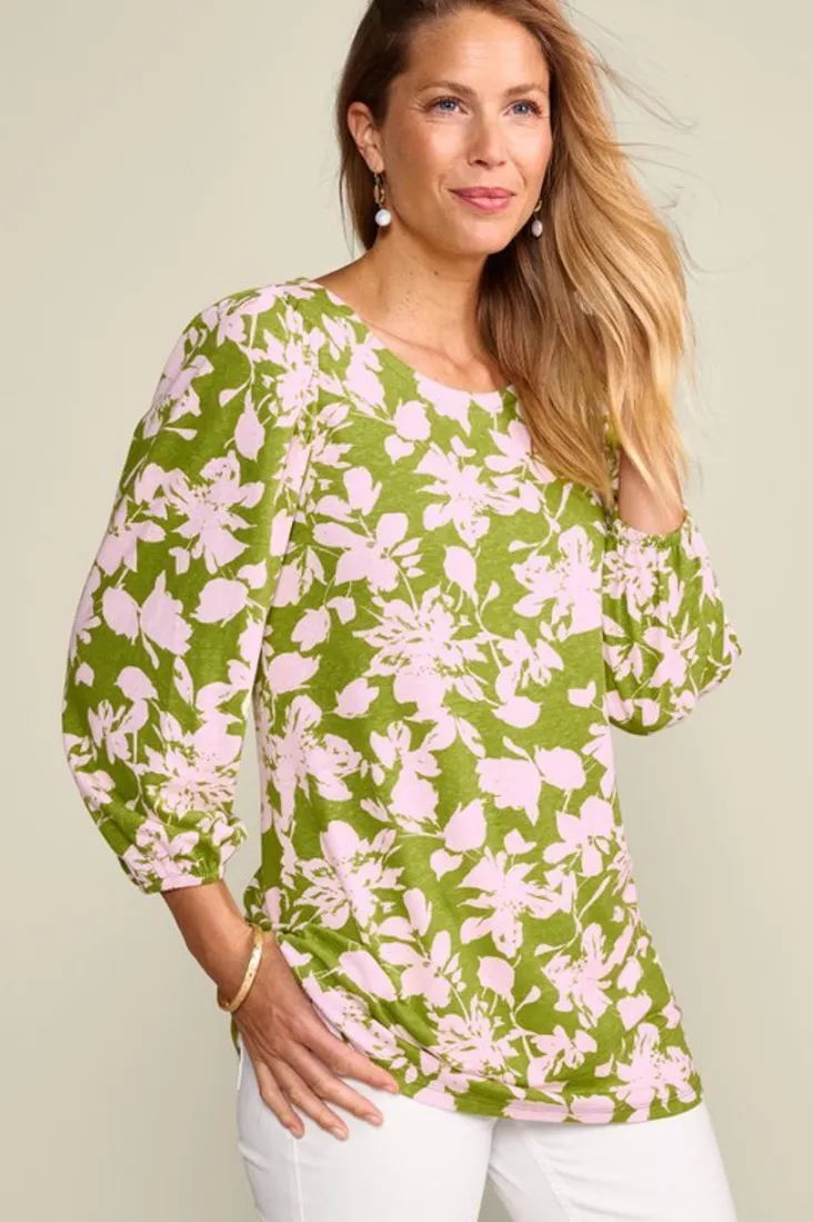 ainsley_linen_blend_tunic_0.webp New Soft Surroundings Ainsley Linen Blend Tunic InkBloomsGreen