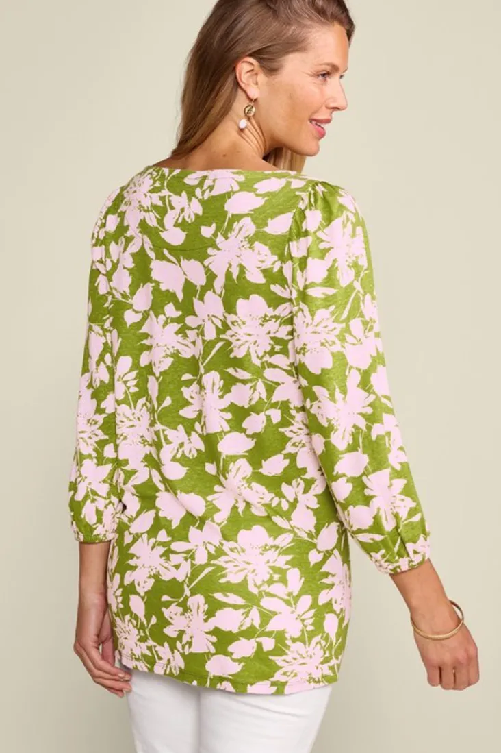 ainsley_linen_blend_tunic_3.webp New Soft Surroundings Ainsley Linen Blend Tunic InkBloomsGreen