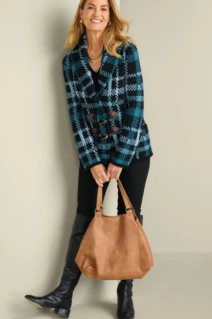 alpine_plaid_sweater_coat_2.webp Cheap Soft Surroundings Alpine Plaid Sweater Coat NaturallyFallPlaid