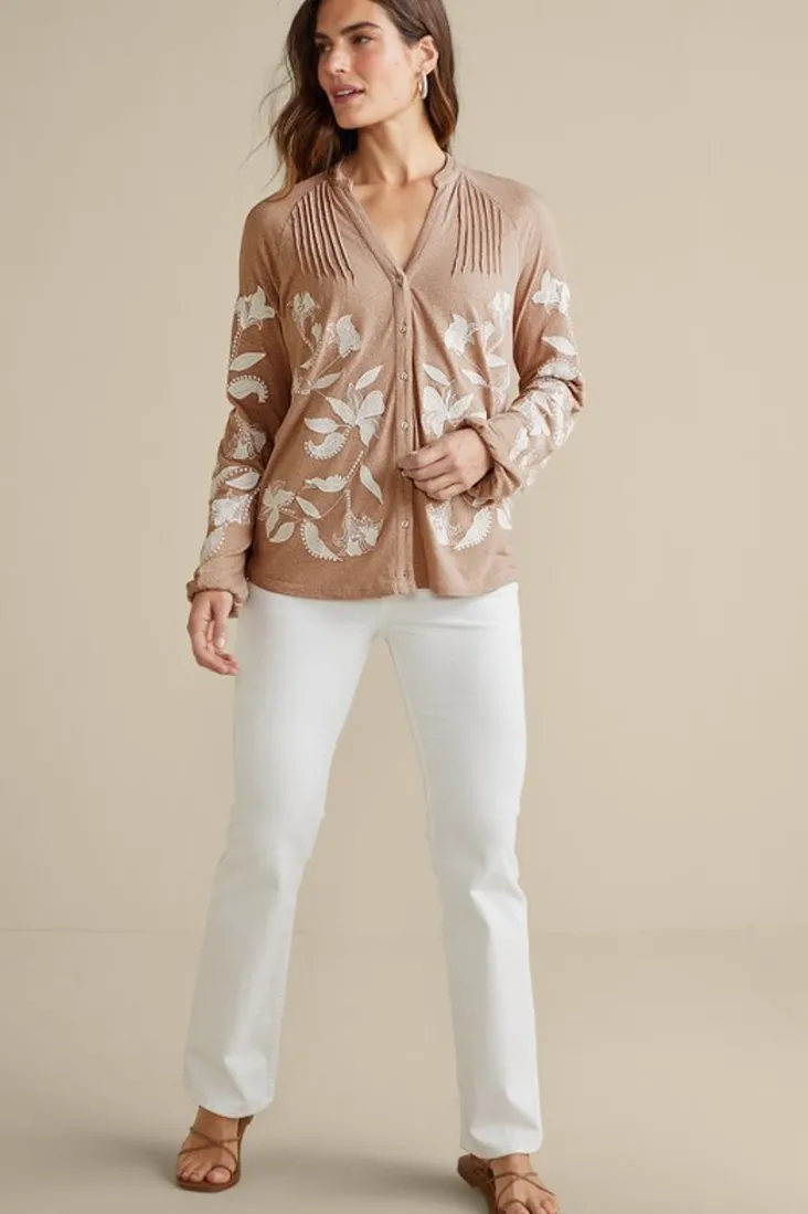 alva_embroidered_knit_top_3.webp Online Soft Surroundings Alva Embroidered Knit Top Beige