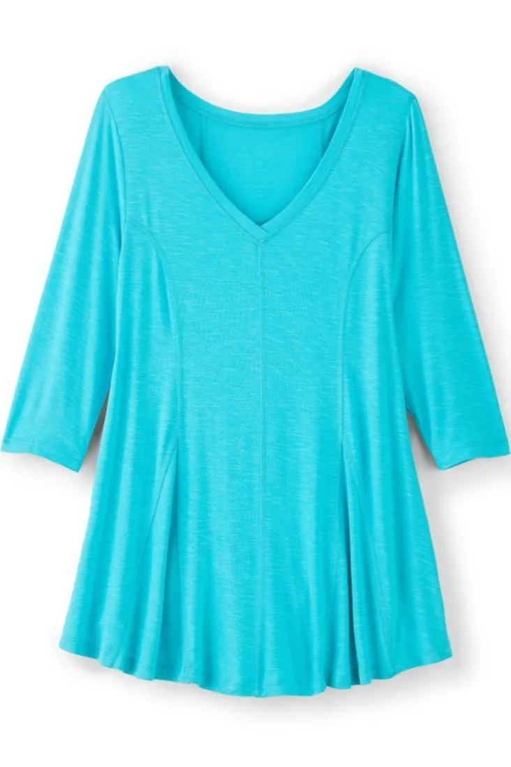 amelia_aline_tunic_16.webp Clearance Soft Surroundings Amelia A-Line Tunic