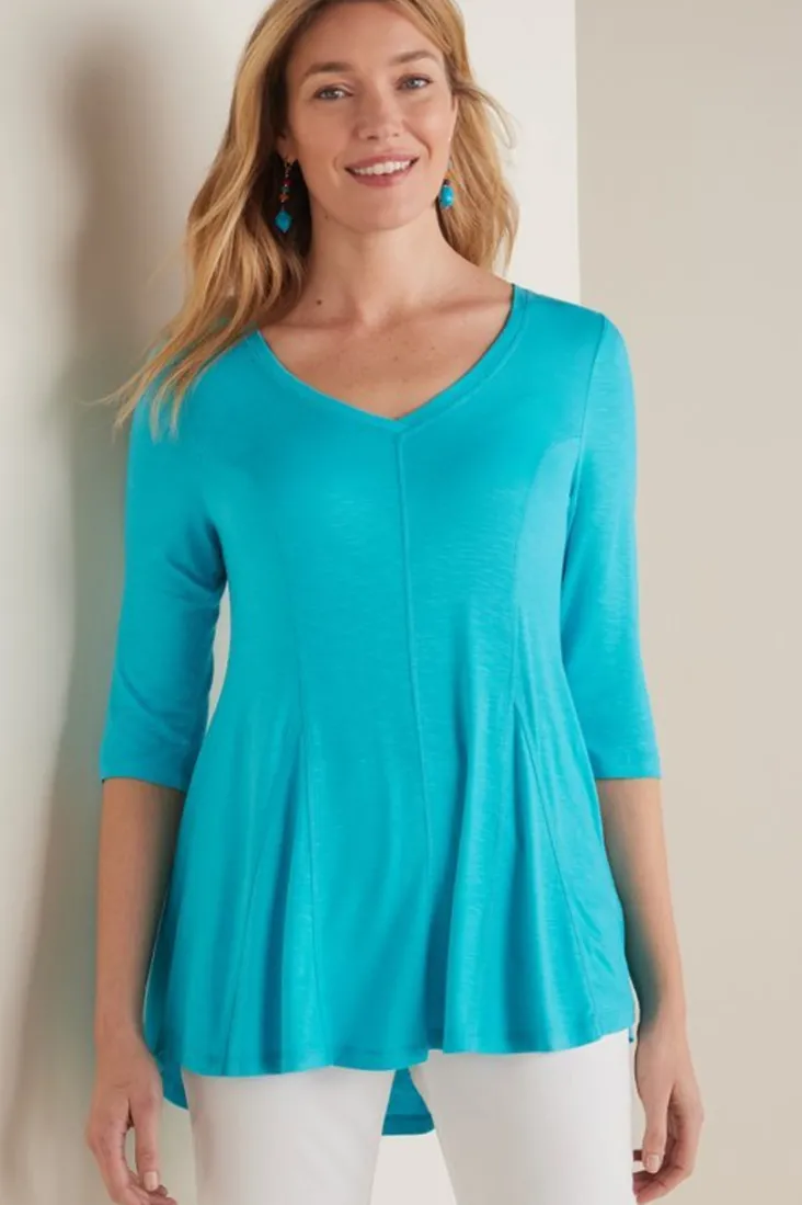 amelia_aline_tunic_9.webp Clearance Soft Surroundings Amelia A-Line Tunic