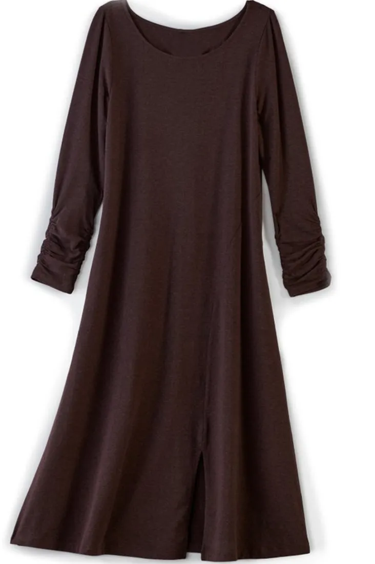 annette_dress_1.webp New Soft Surroundings Annette Dress EspressoHeather
