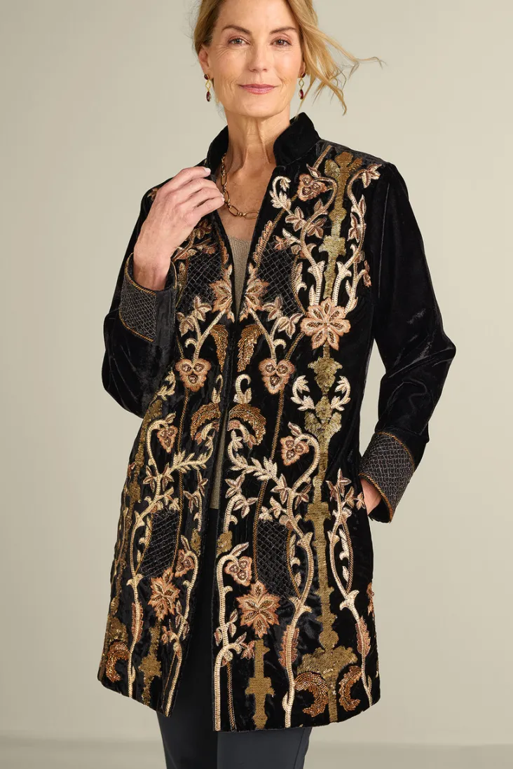 Store Soft Surroundings Antoinette Jacket Black