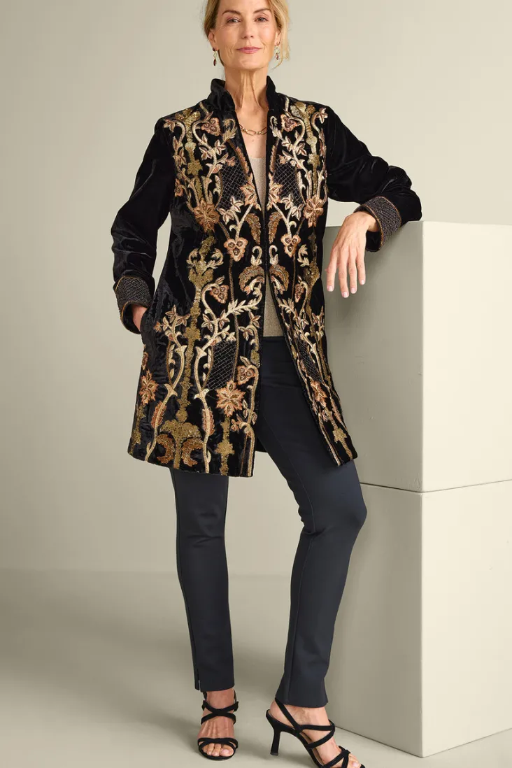 antoinette_jacket_2.webp Store Soft Surroundings Antoinette Jacket Black