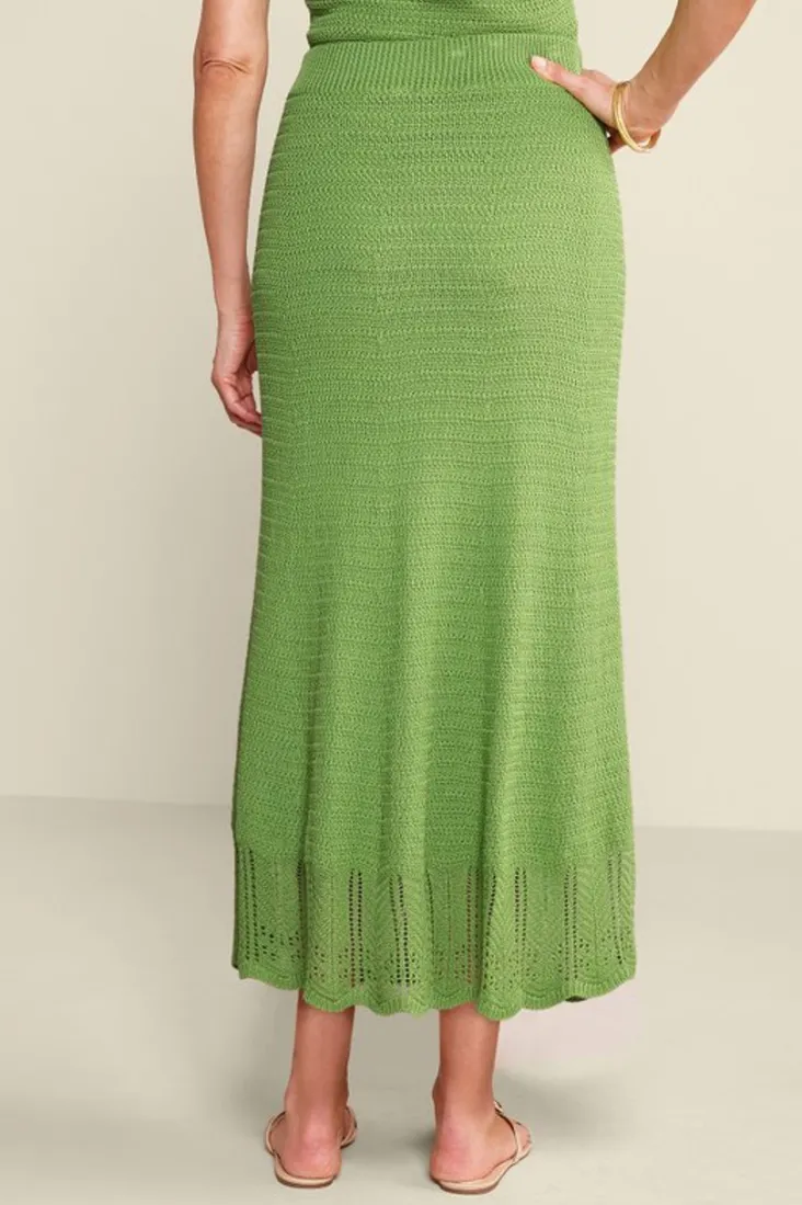 april_crochet_sweater_skirt_3.webp Store Soft Surroundings April Crochet Sweater Skirt PiquantGreen