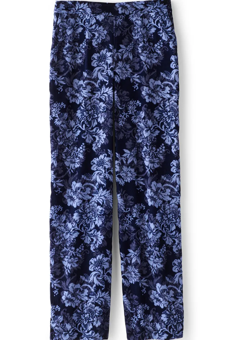Hot Soft Surroundings Aria Velvet Wide Leg Pants