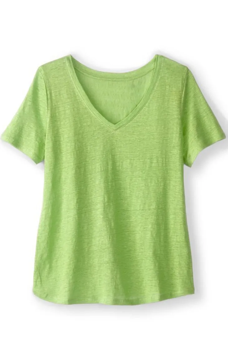 aubrey_linen_slub_tee_24.webp Best Sale Soft Surroundings Aubrey Linen Slub Tee