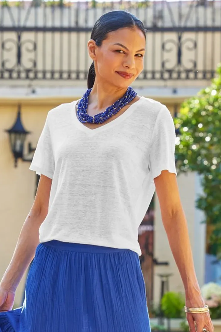 aubrey_linen_slub_tee_5.webp Best Sale Soft Surroundings Aubrey Linen Slub Tee