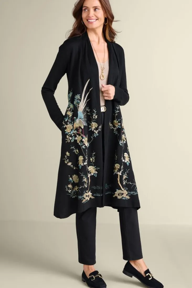 ava_embroidered_cardigan_0.webp Flash Sale Soft Surroundings Ava Embroidered Cardigan Black