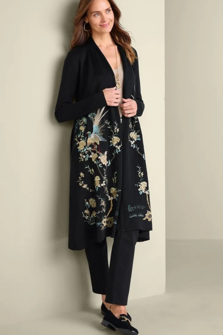 ava_embroidered_cardigan_2.webp Flash Sale Soft Surroundings Ava Embroidered Cardigan Black