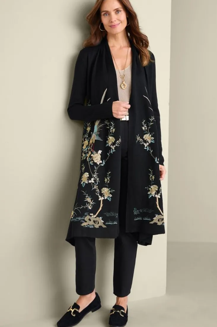 ava_embroidered_cardigan_8.webp Flash Sale Soft Surroundings Ava Embroidered Cardigan Black