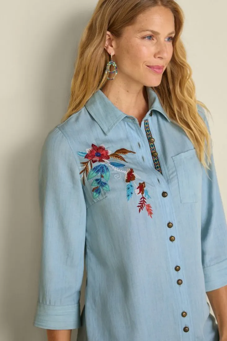 aveline_tencel_tunic_4.webp Clearance Soft Surroundings Aveline Tencel™ Tunic LightChambray