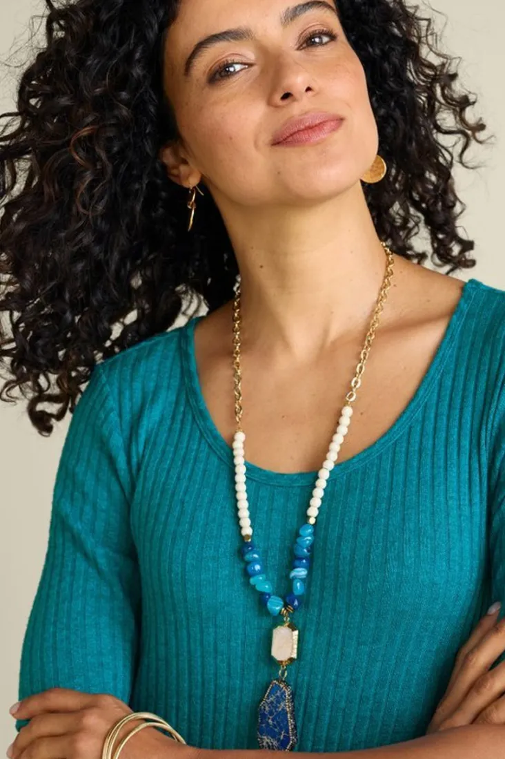 aviana_reversible_pendant_necklace_3.webp Best Soft Surroundings Aviana Reversible Pendant Necklace BlueLapis