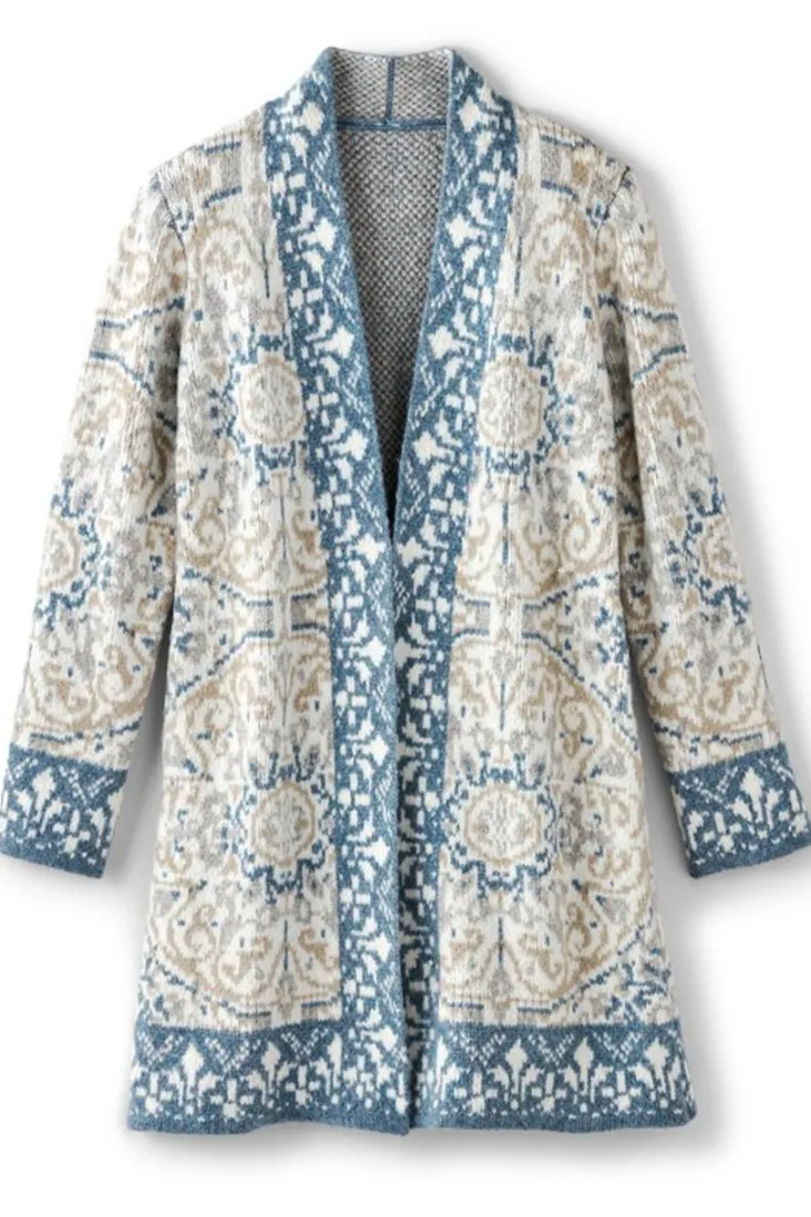 Shop Soft Surroundings Barra Cardigan MedallionMulti