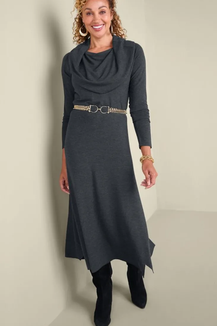 bcall_knit_midi_dress_5.webp Shop Soft Surroundings B'call Knit Midi Dress CharcoalHeather