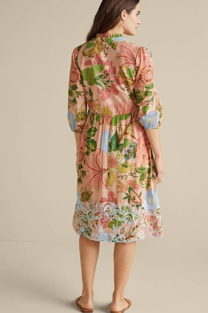 bellicia_embroidered_midi_dress_3.webp Online Soft Surroundings Bellicia Embroidered Midi Dress MultiFloral