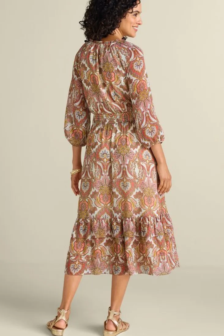 betsey_midi_dress_3.webp Cheap Soft Surroundings Betsey Midi Dress GlobalScarfCreamCoral
