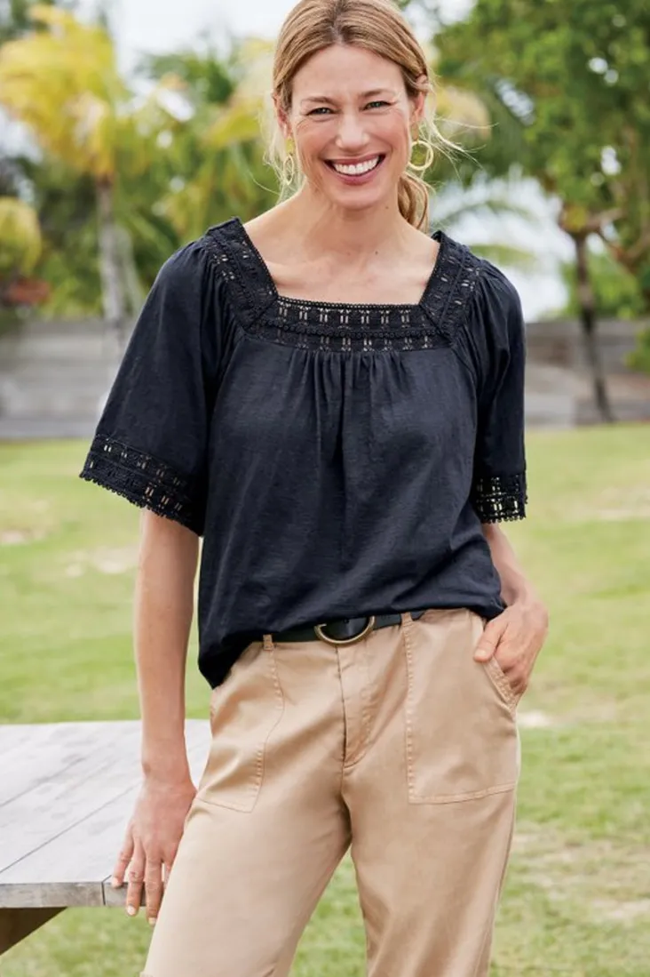 brianna_crochet_knit_tee_4.webp Best Soft Surroundings Brianna Crochet Knit Tee Black