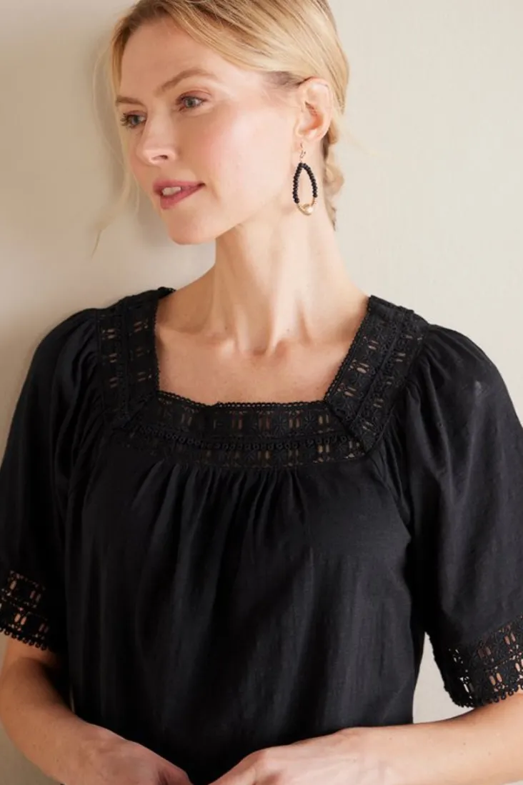brianna_crochet_knit_tee_5.webp Best Soft Surroundings Brianna Crochet Knit Tee Black