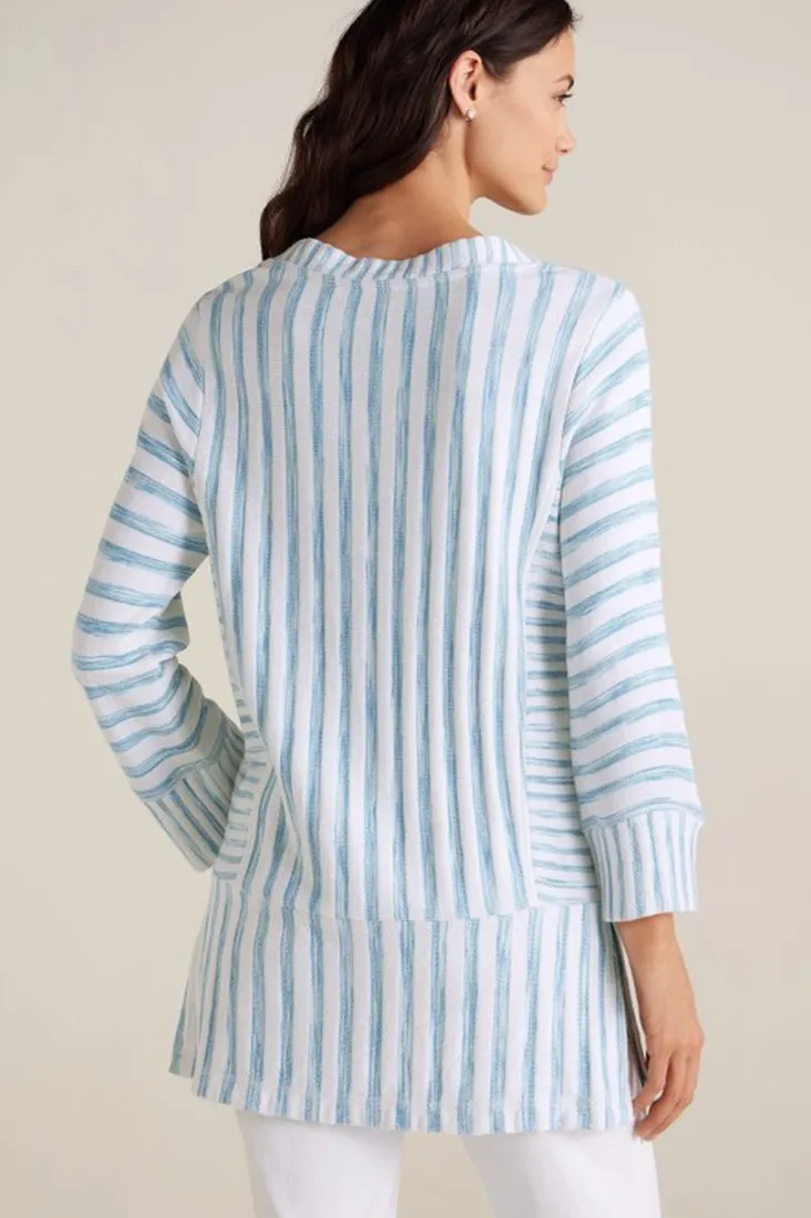 briza_stripe_tunic_3.webp Store Soft Surroundings Briza Stripe Tunic ChambrayBlue/WhiteStrip