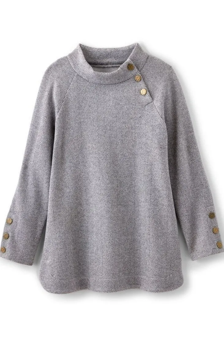 brooke_tunic_1.webp Outlet Soft Surroundings Brooke Tunic Black/WhiteCombo
