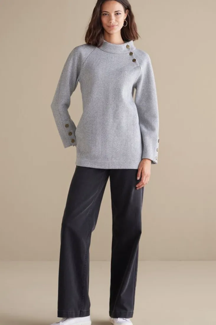 brooke_tunic_2.webp Outlet Soft Surroundings Brooke Tunic Black/WhiteCombo