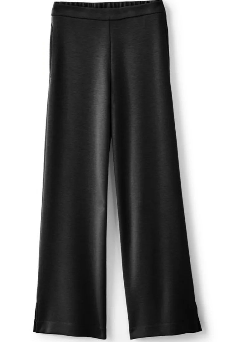 New Soft Surroundings Ceri Knit Wide-Leg Pants