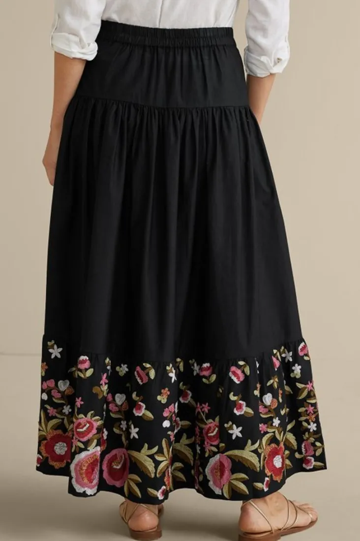 cindi_embroidered_maxi_skirt_3.webp Fashion Soft Surroundings Cindi Embroidered Maxi Skirt Black