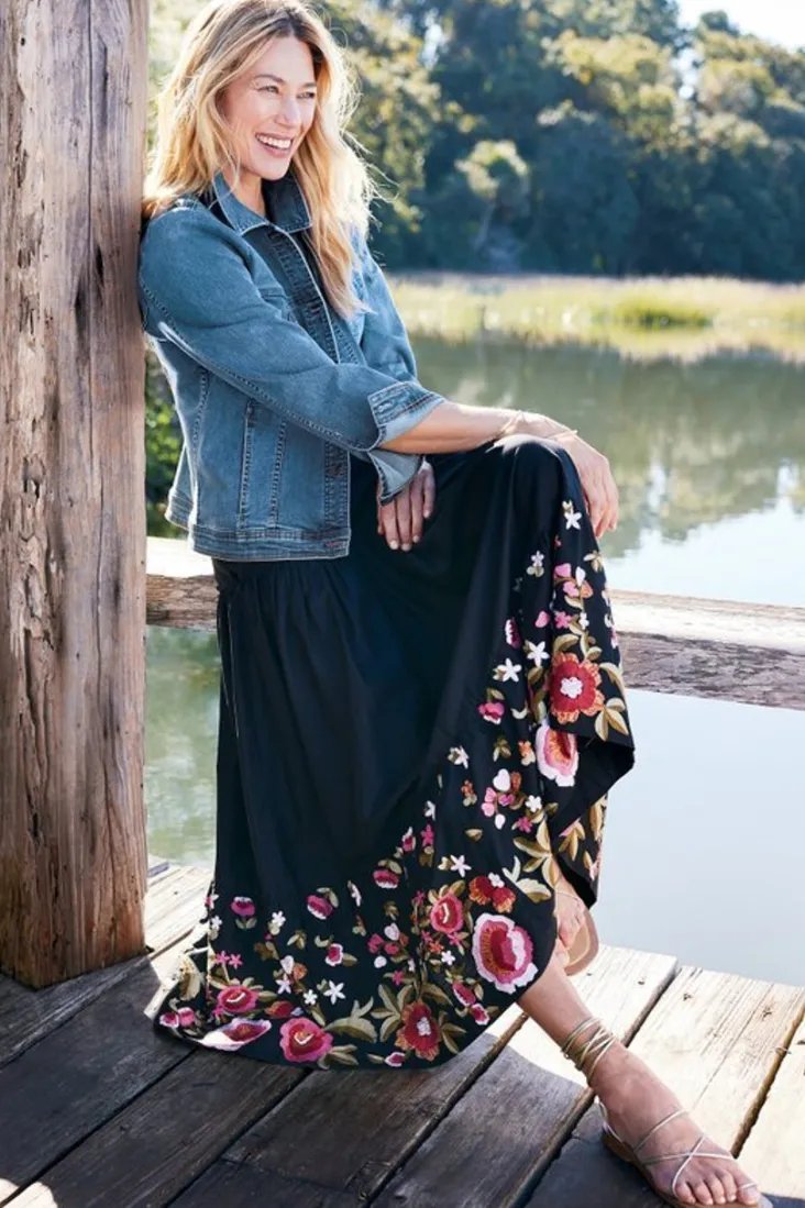 cindi_embroidered_maxi_skirt_4.webp Fashion Soft Surroundings Cindi Embroidered Maxi Skirt Black