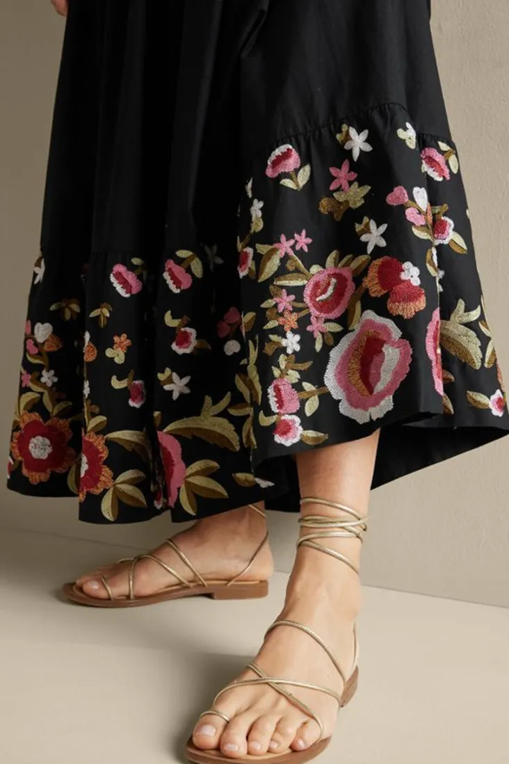 cindi_embroidered_maxi_skirt_5.webp Fashion Soft Surroundings Cindi Embroidered Maxi Skirt Black