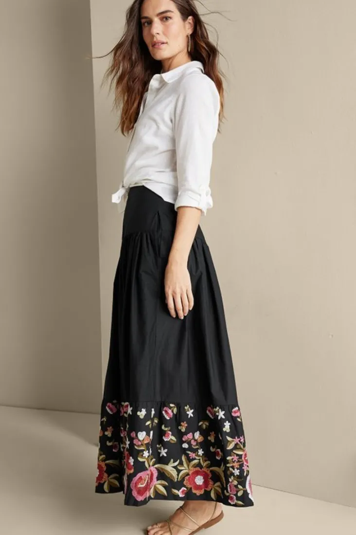cindi_embroidered_maxi_skirt_6.webp Fashion Soft Surroundings Cindi Embroidered Maxi Skirt Black