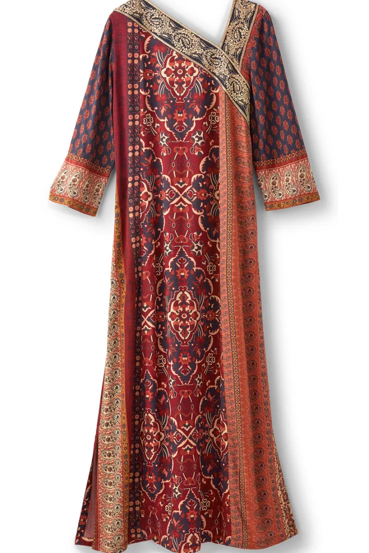 cindra_maxi_dress_1.webp Shop Soft Surroundings Cindra Maxi Dress AutumnalPatchwork