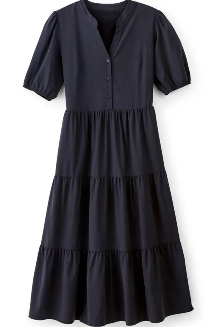 Shop Soft Surroundings Claudia Midi Dress Black