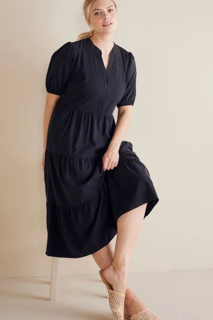 claudia_midi_dress_2.webp Shop Soft Surroundings Claudia Midi Dress Black