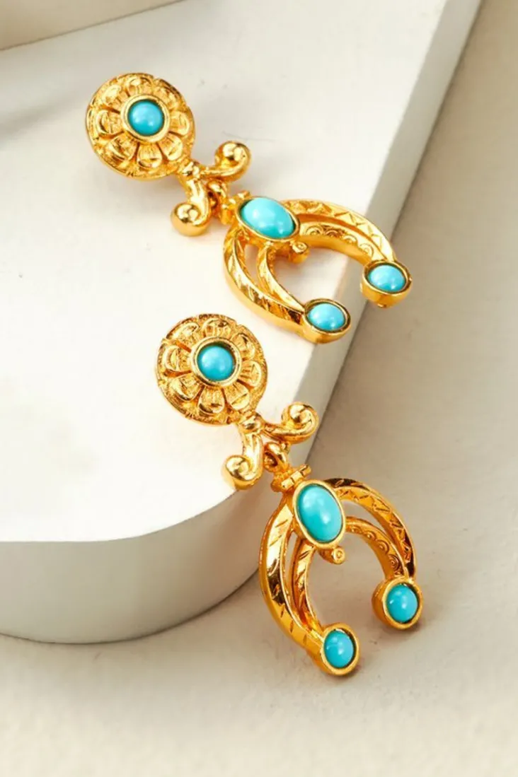 dakota_drop_earrings_1.webp Hot Soft Surroundings Dakota Drop Earrings Turquoise