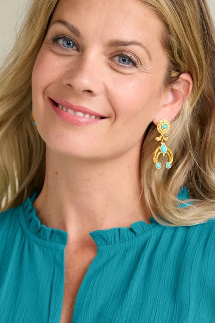 dakota_drop_earrings_2.webp Hot Soft Surroundings Dakota Drop Earrings Turquoise