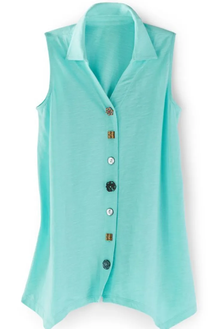 danielle_button_tank_15.webp Discount Soft Surroundings Danielle Button Tank