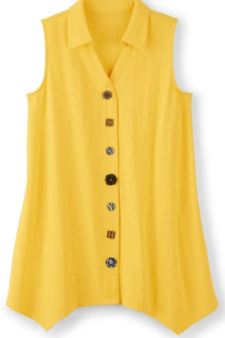 danielle_button_tank_57.webp Discount Soft Surroundings Danielle Button Tank