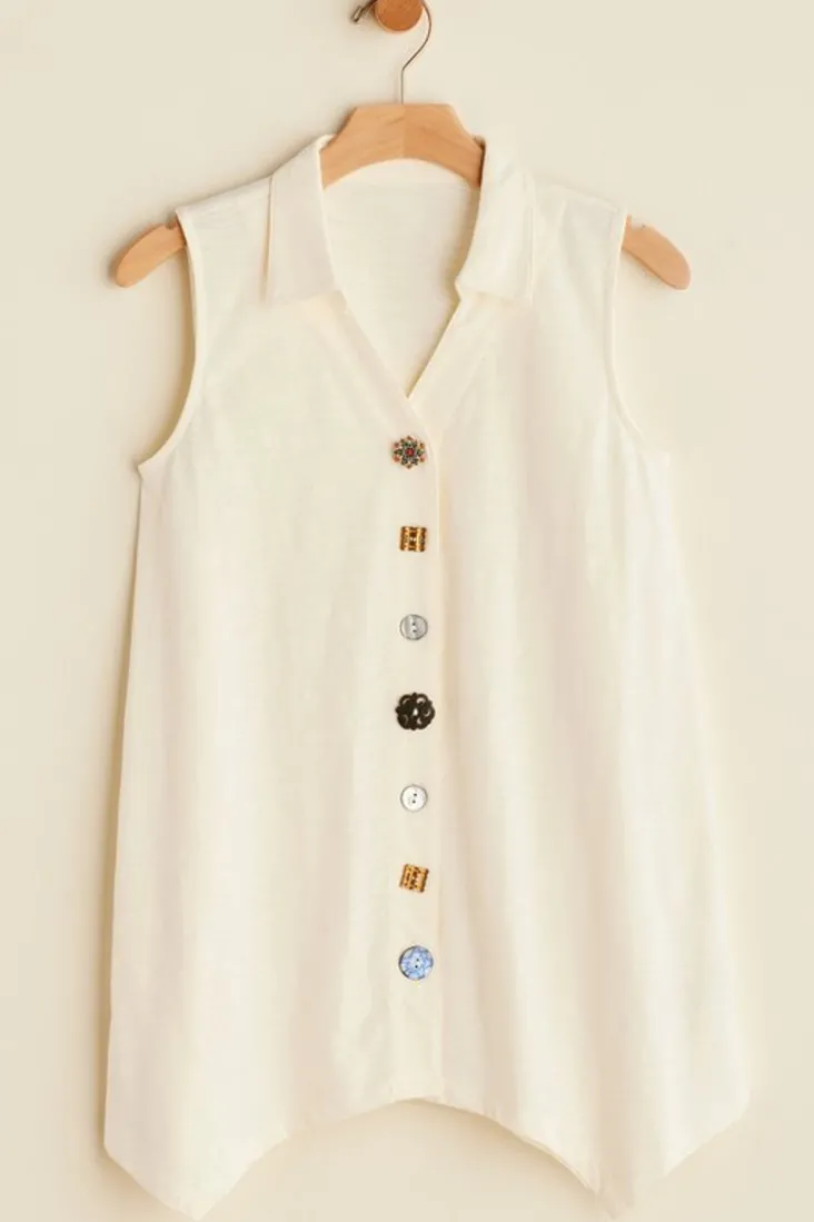 danielle_button_tank_66.webp Discount Soft Surroundings Danielle Button Tank