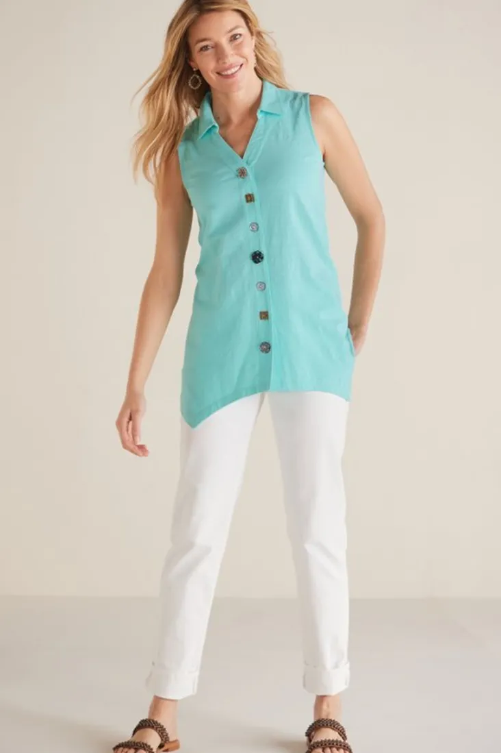 danielle_button_tank_85.webp Discount Soft Surroundings Danielle Button Tank