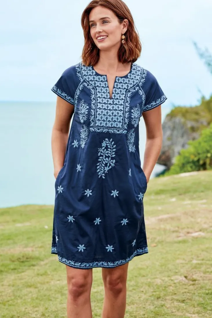 davina_short_dress_5.webp Cheap Soft Surroundings Davina Short Dress Navy