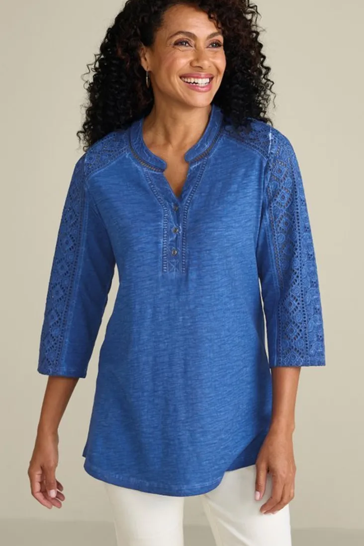 Store Soft Surroundings Draco Tunic CoastalBlue