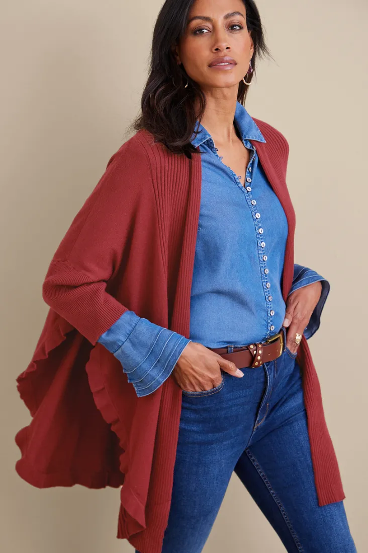 draped_ruffle_cardigan_8.webp Clearance Soft Surroundings Draped Ruffle Cardigan