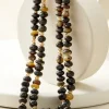 Store Soft Surroundings Ebony Beaded Necklace BlackMulti