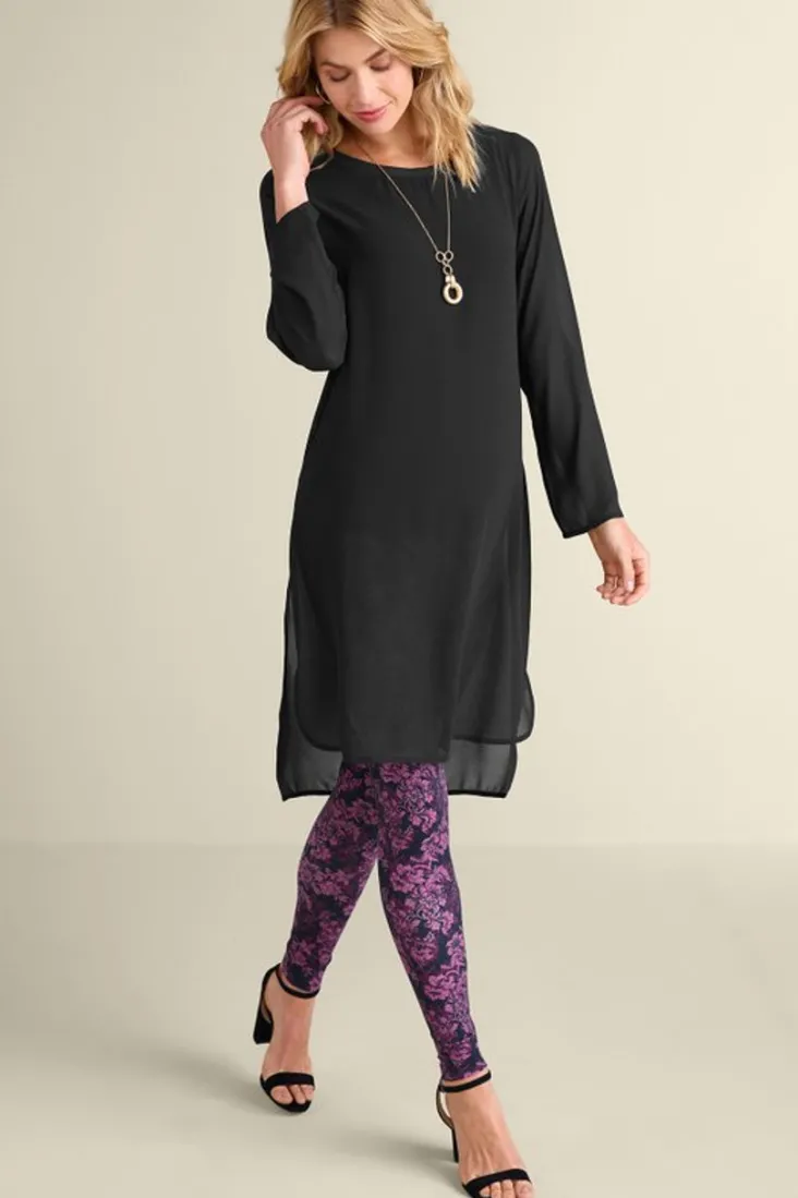 Store Soft Surroundings Elegance Tunic Black