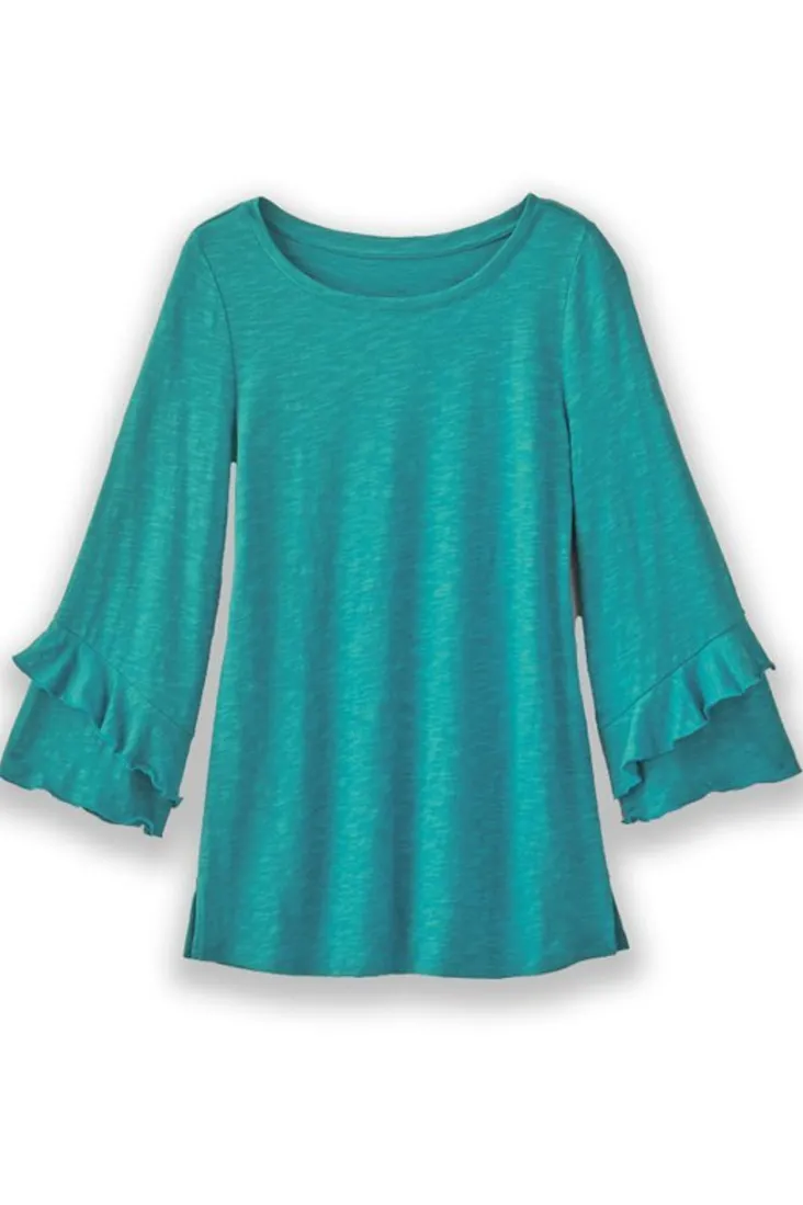 Cheap Soft Surroundings Erin Linen Blend Tunic