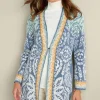 Hot Soft Surroundings Ezer Jacquard Duster WeekendScarf
