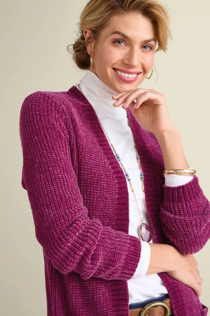 faith_chenille_cardigan_10.webp Best Sale Soft Surroundings Faith Chenille Cardigan